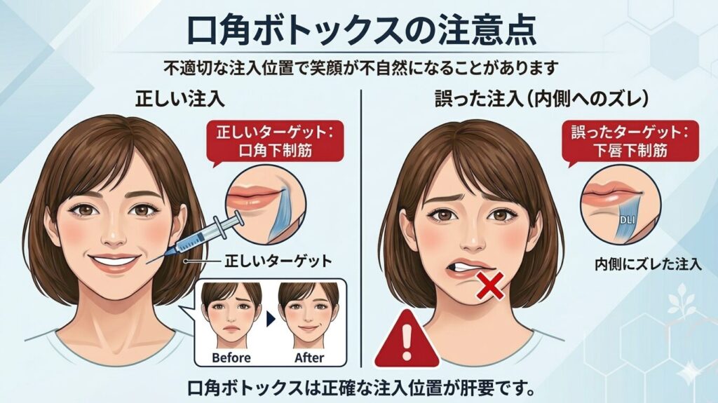 ボトックス 名古屋駅なら口角挙上の実績豊富な Belle Via Clinic（ベルヴィアクリニック）へ。形成外科専門医による失敗しない注入指導。
