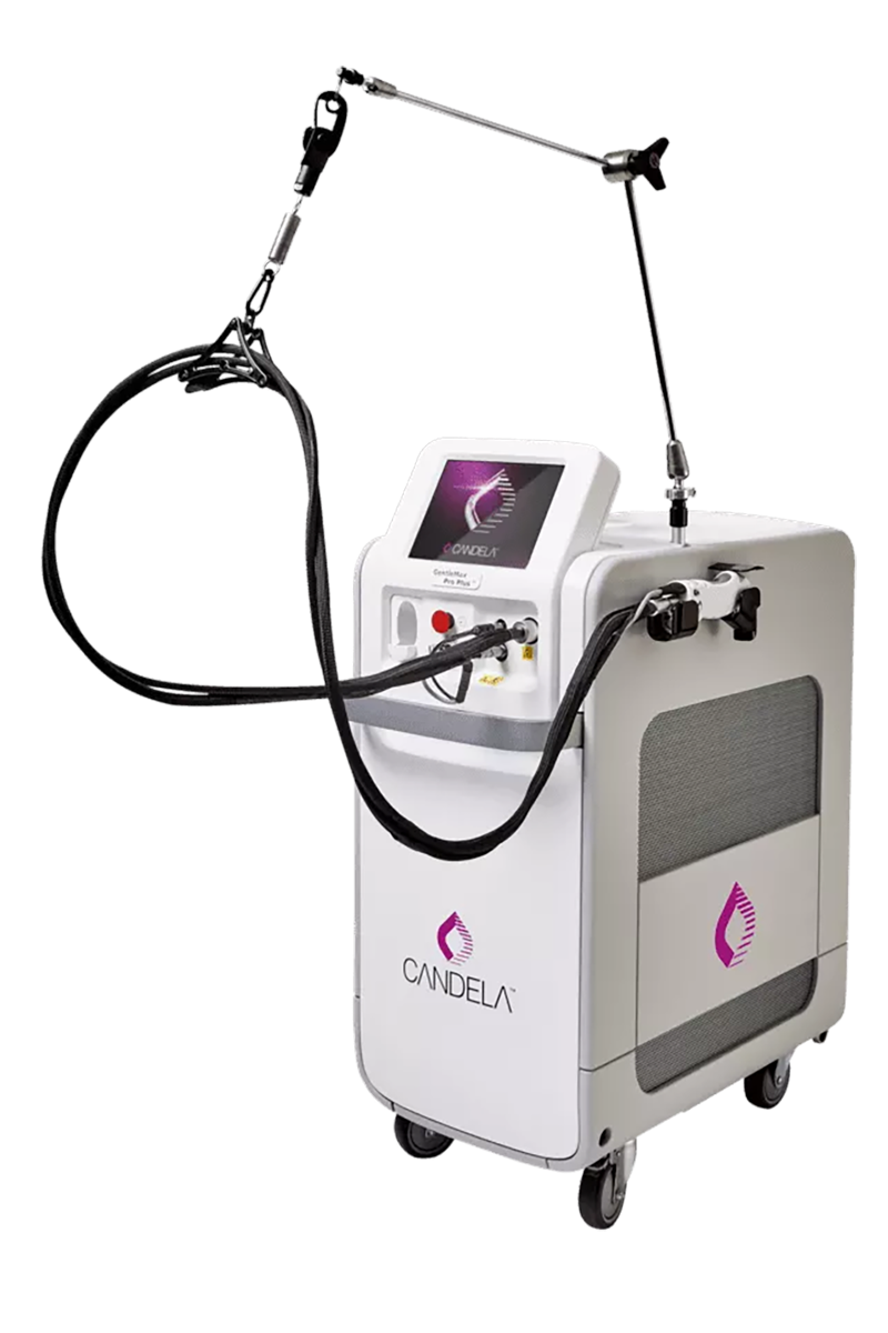 GentleMax Pro Plus（ジェントルマックスプロプラス）の機器本体。Belle Via Clinic名古屋に導入されているアレキサンドライト755nm＋Nd:YAG 1064nmの2波長レーザー機器