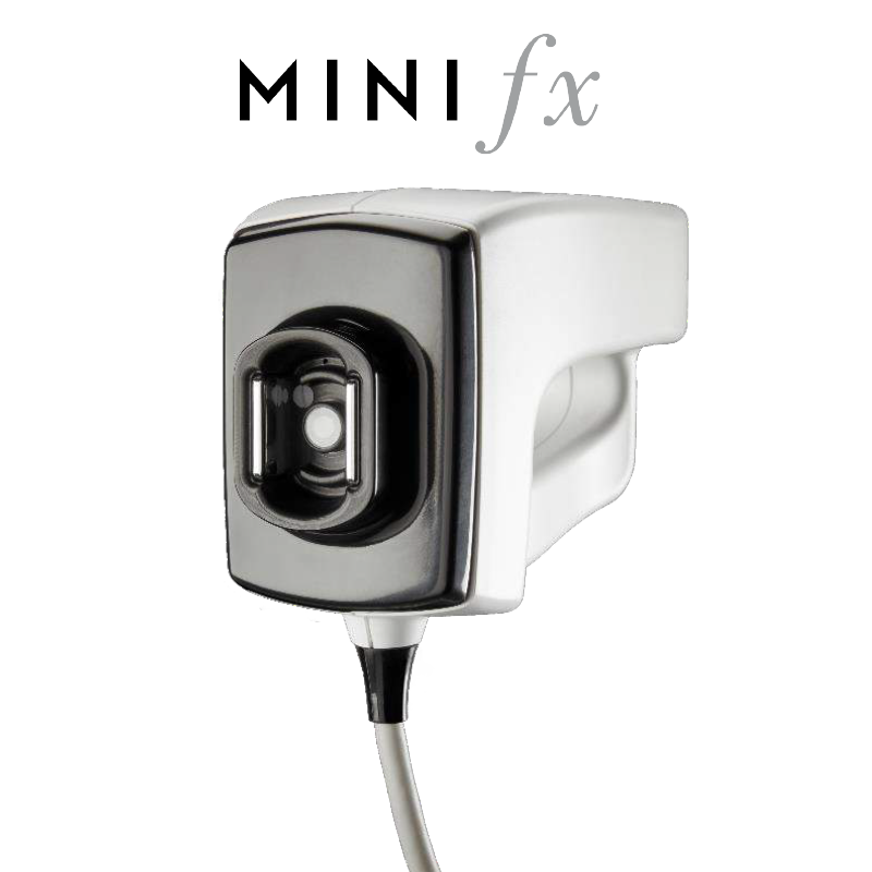 InMode MiniFXの機器本体。Belle Via Clinic名古屋に導入されている非侵襲RF機器。脂肪層へのアプローチでフェイスライン・顎下を引き締める