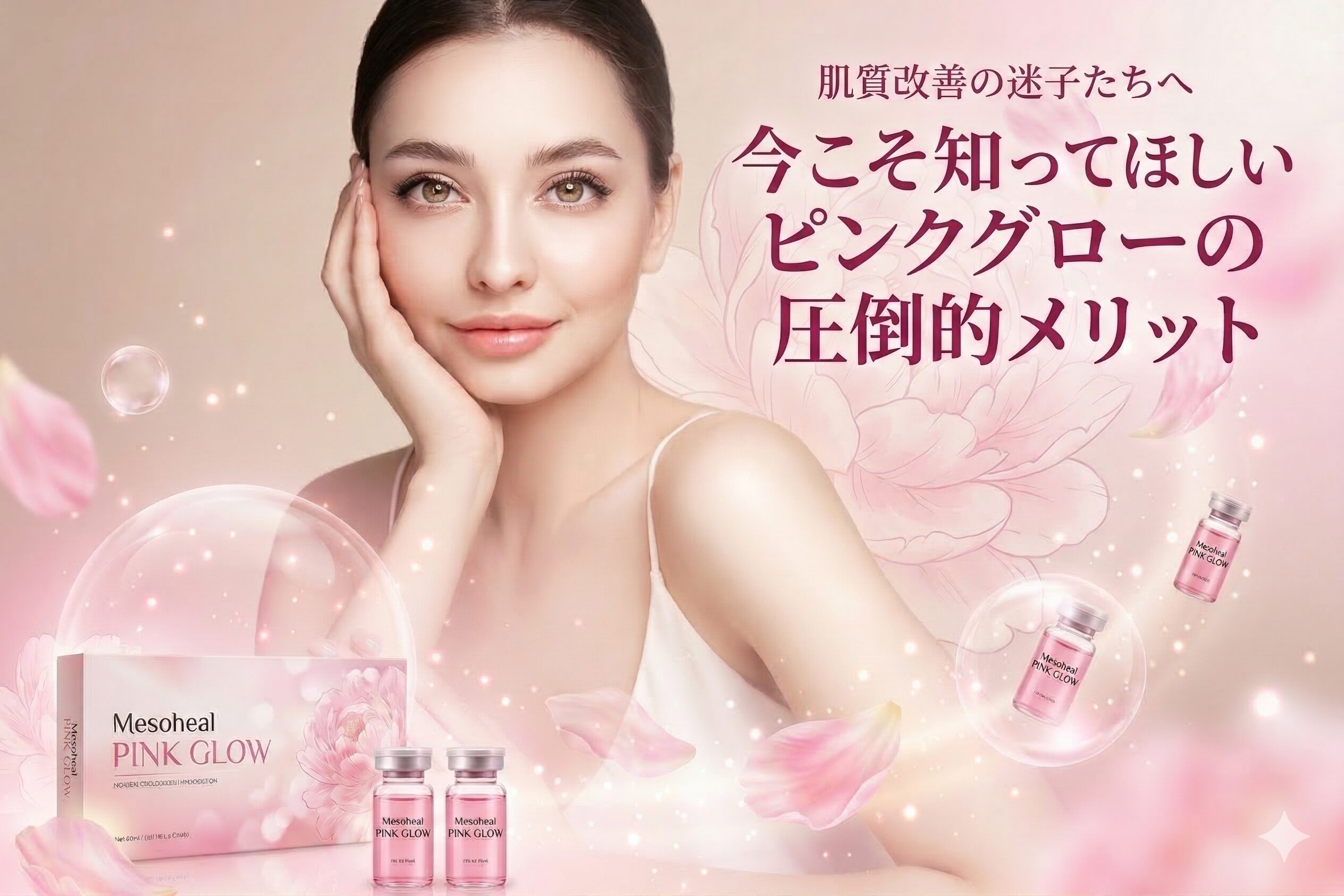 肌質改善の迷子たちへ。今こそ知ってほしいピンクグローの圧倒的メリット