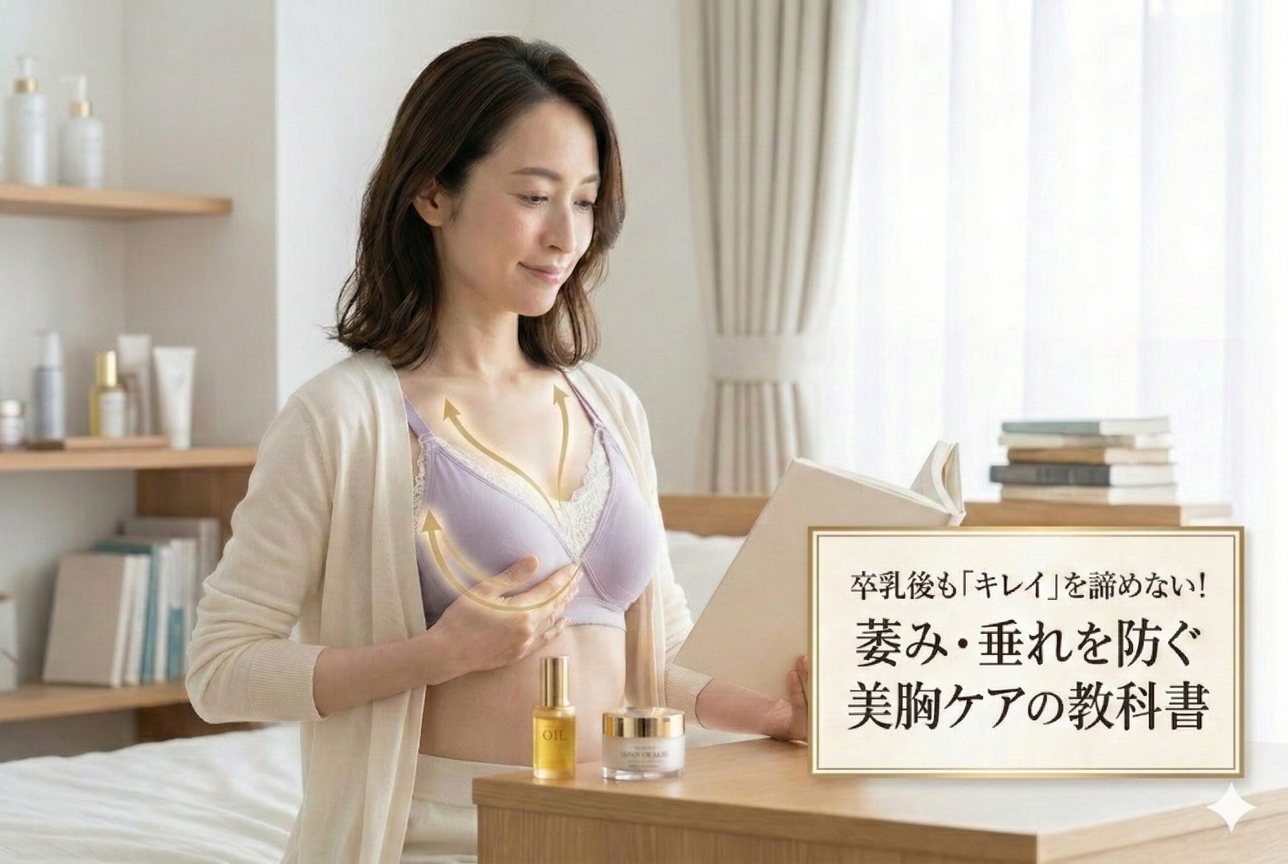 卒乳後も「キレイ」を諦めない！萎み・垂れを防ぐ美胸ケアの教科書
