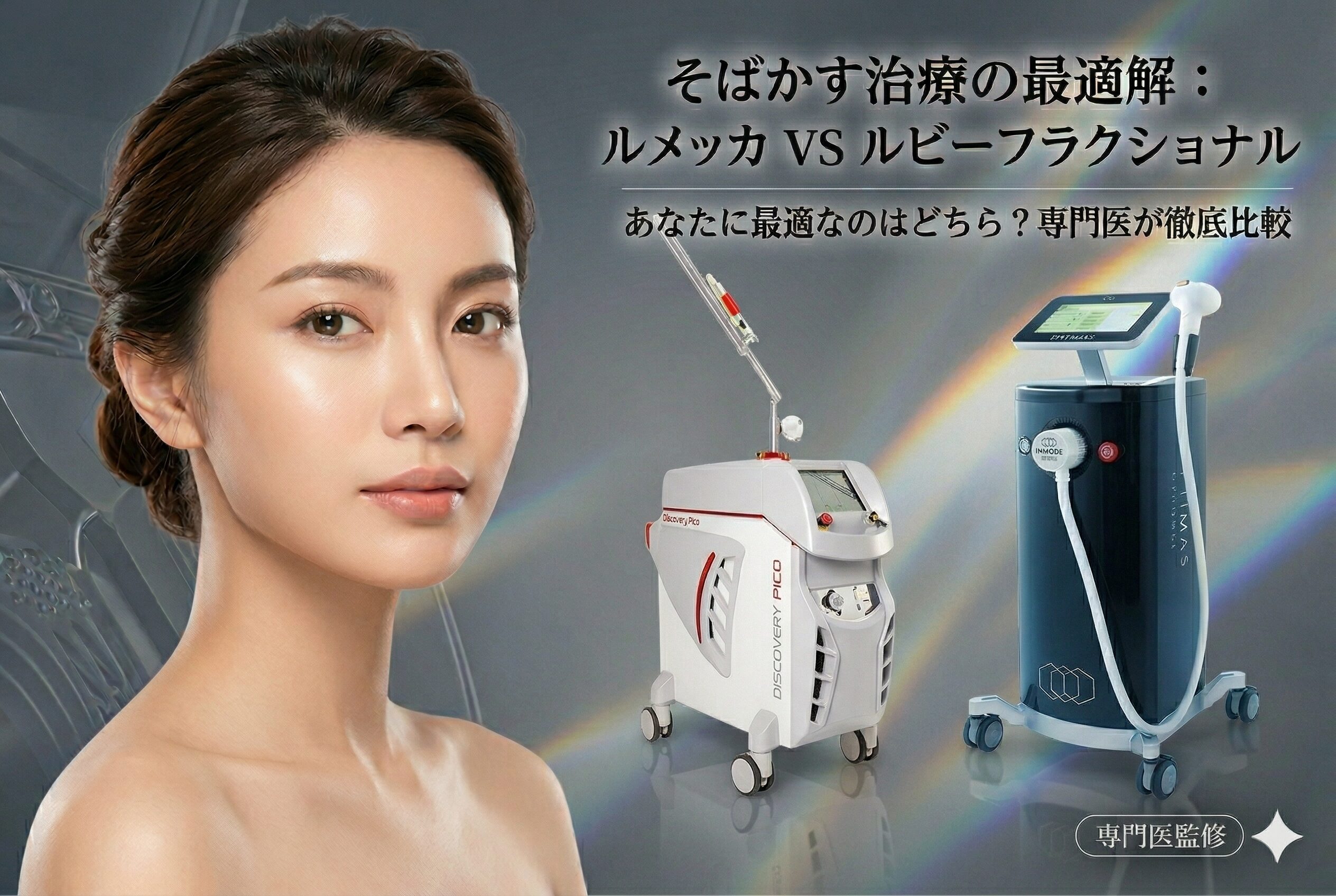 そばかす治療の最適解：ルメッカ vs ルビーフラクショナル