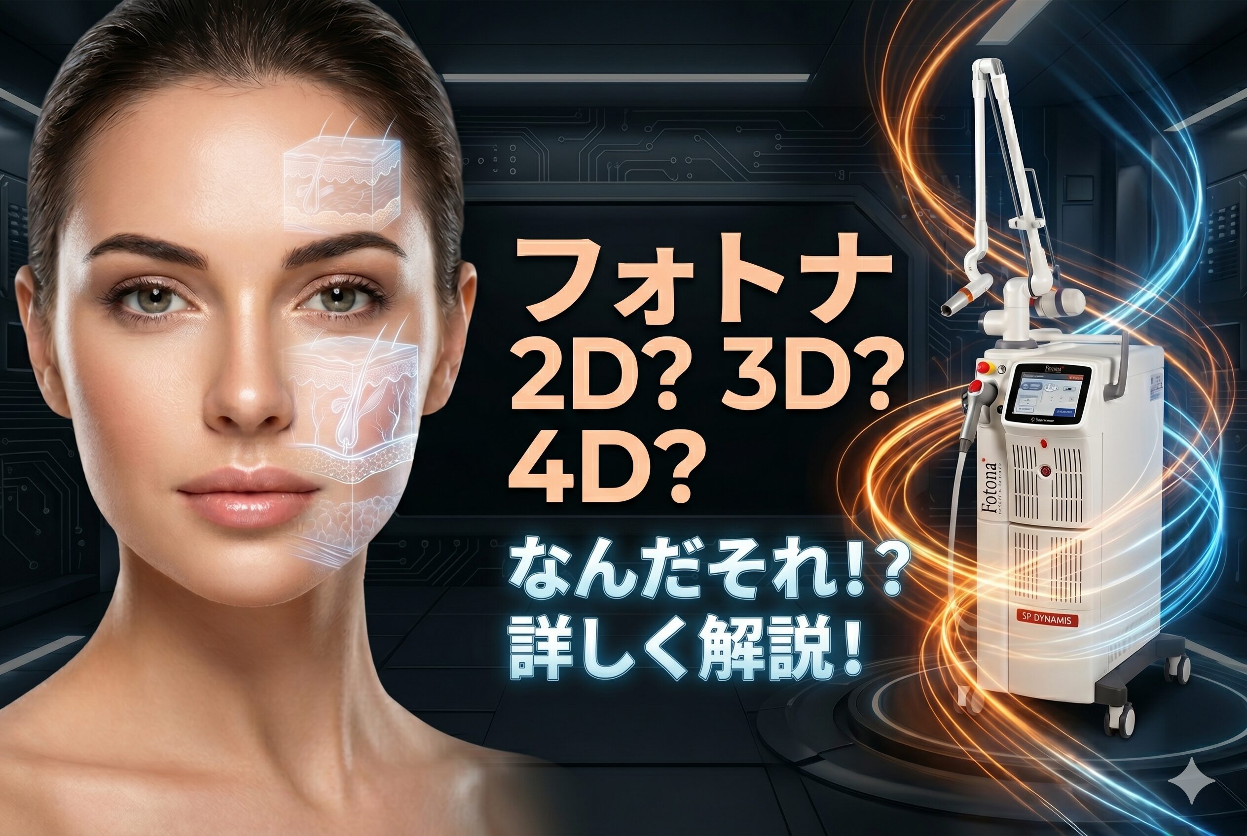FOTONA 　2D?3D?4D?　なんだそれ？詳しく解説！