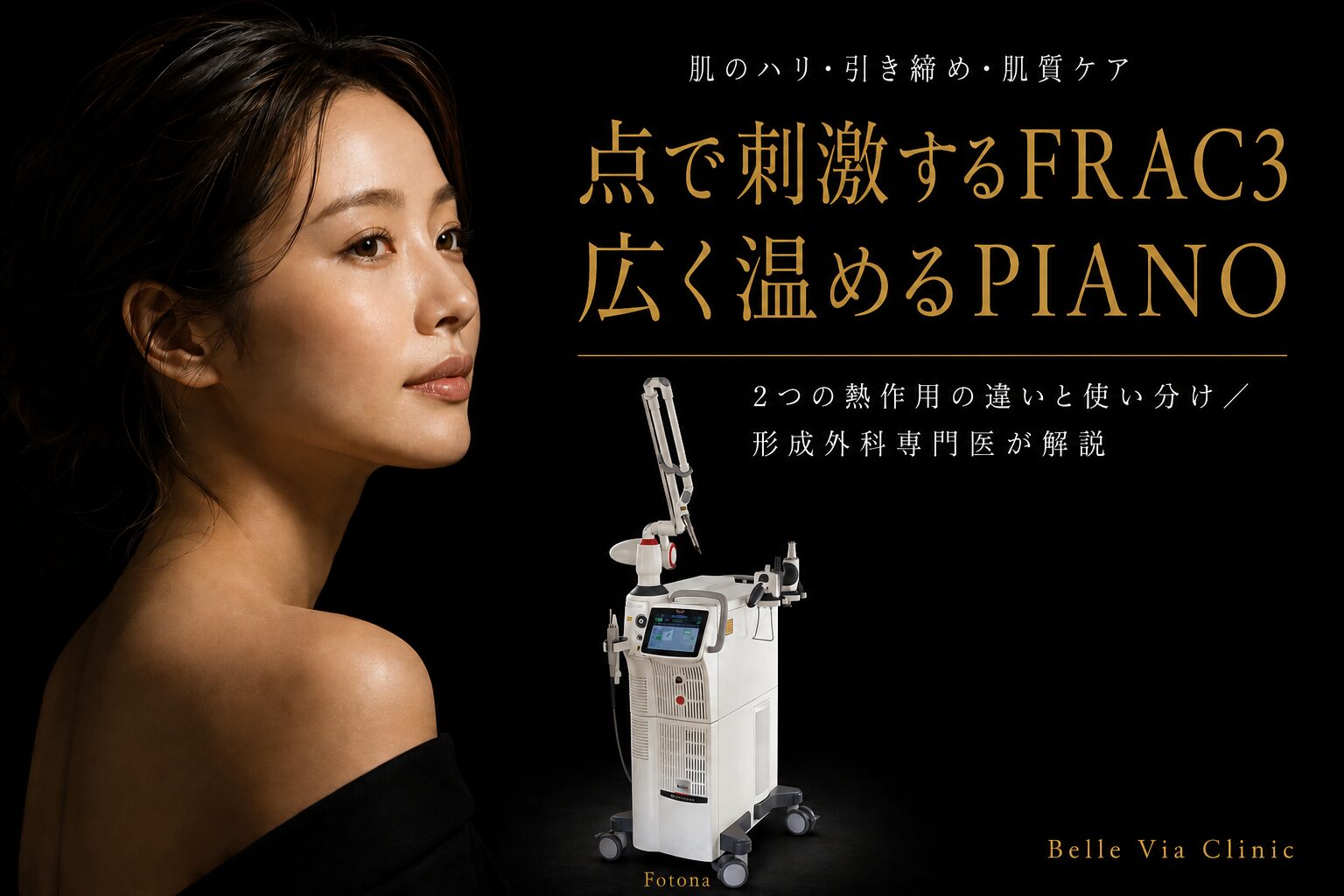 FOTONAでハリ・ゆるみ・肌質をまとめてケア！Frac3Rejuvenation＋PIANO